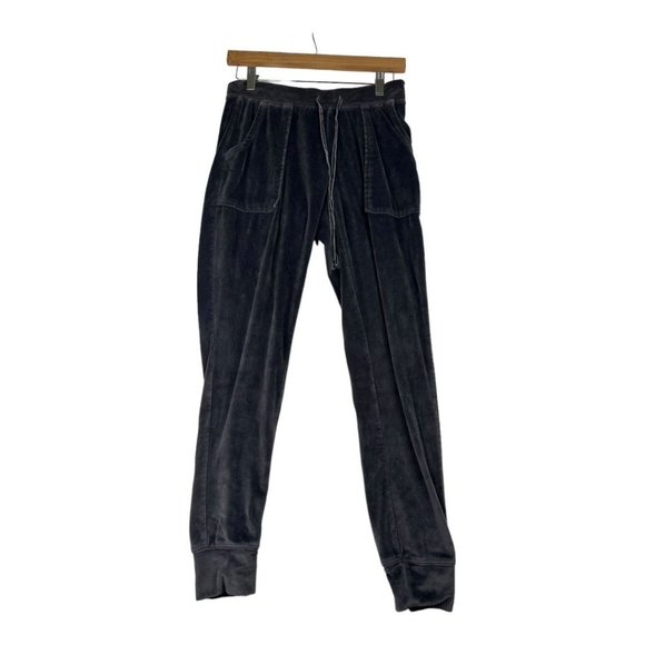House of‎ Harlow Velour Tracksuit Pants sz XS Gray - Picture 1 of 7